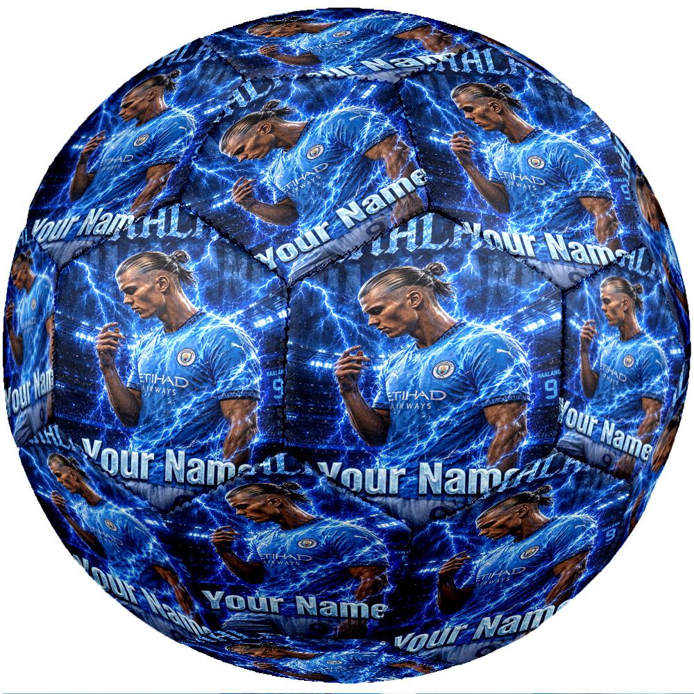 Erling Haaland Moda Taglia 5 Calcio Resistente all'Usura Antiscivolo Pallone da Calcio Per Allenamento Sportivo Uso Ricreativo