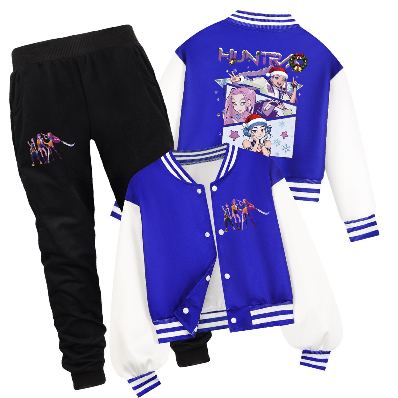 

Kids Seven Sleeve Round Neck Christmas Printed Casual Top 110 синий