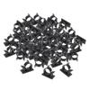 100 Pieces Cord Holder Organizer Punch Bases Mount for Home Office , Black, 13mm-16mm