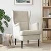 Cream Velvet Armchair