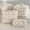 Cartoon Bear Women's Cosmetic Bags Travel Portable Female Makeup Case Clutch Purse Large Capacity Quilted Toiletries Storage Bag