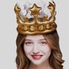 6Pcs Inflatable Crown Birthday Party Crown Photo Prop Cosplay Fancy Dress Accessory Festival Decorative Hat Multipurpose