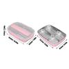 1.2L Leakproof Lunch Box 304 Stainless Steel Bento Lunch Box Cute Insulated Lunch Box  For Office
