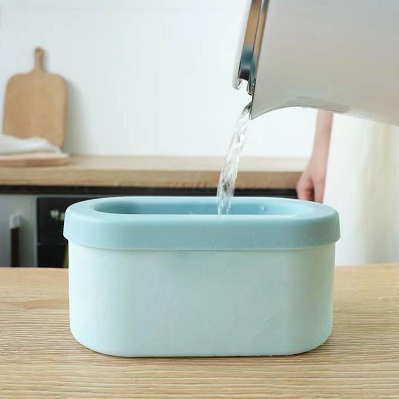 Silicone Ice Cube Mold Round Ice Bucket Summer Homemade DIY Refrigerator Freeze Ice Maker Creative Ice Cube Mold Barware Tools