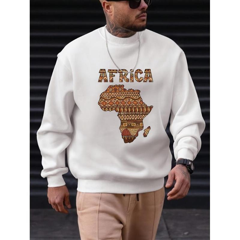 

Men s Crew Neck Sweatshirt, Great for Long-Term Daily Use, Durable Stitching XXL чёрный