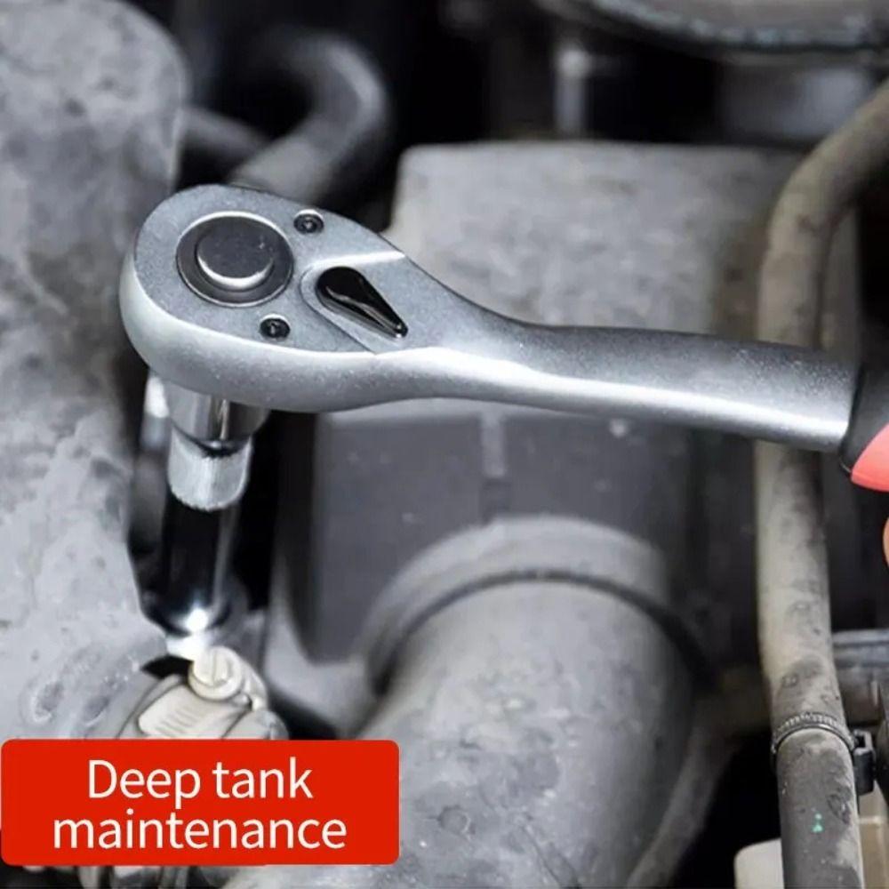 24 Tooth Drive Ratchet Socket Wrench Quick Ratchet Spanner Multi-funtion Ratchet Wrench  Hand Tool