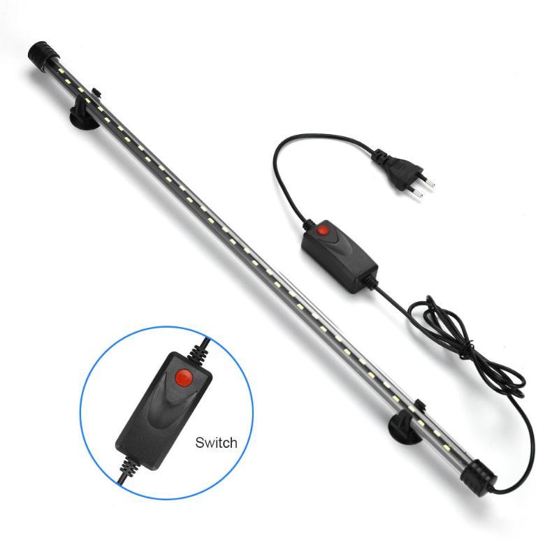 90-260V Aquarium Light Led Waterproof Fish Tank Clip Light Underwater Decor Lighting Submersible Lamp Plant Grow Lamp 18Cm