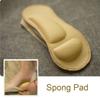 2 pairs Orthopedic Pad 3D Socks with Gel Pads Invisible Sock Comfortable Ice Silk Socks  Women