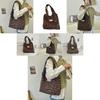 Chic And Trendy Wool Leopard Print Shoulder Tote Bag For Daily Fashion Needs