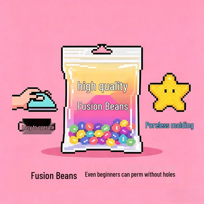 KYDD Fuse Beads Refill Pack - 250g, 2.6mm Beads, 221 Mixed Colors, MARD Color System, Sand Yellow Included