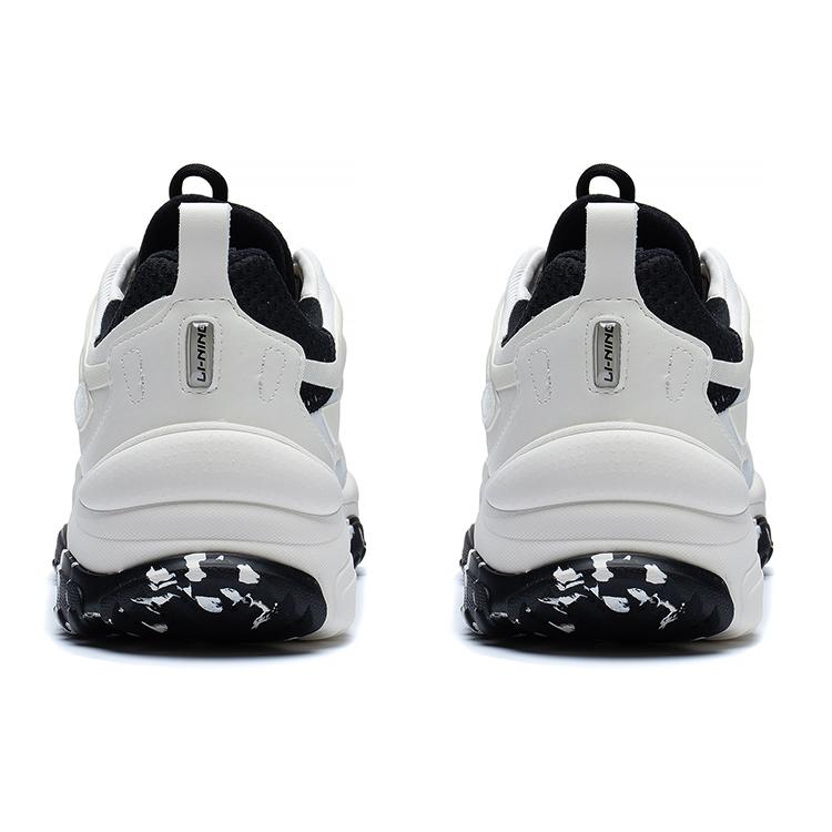 Li Ning Aurora WindWalker V2 Low Top Sports Casual Shoes Men's White Black AGCS159-1