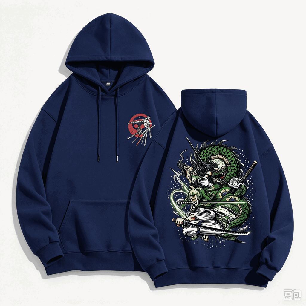 One Piece Graphic Hoodies Autumn Winter Men Manga Vintage Oversized Unisex Streetwear Trendy Sports Graphic Y2k Short Sleeves Classic