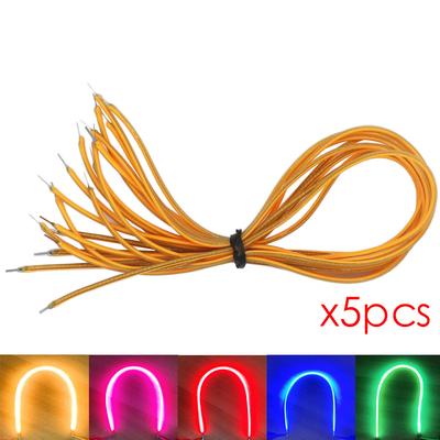 5pcs 3V COB LED Flexible Filament 38mm 60mm 95mm 80mm 130mm 145mm 185mm 260mm 300mm Edison Bulb Lamp Parts LED Decoration