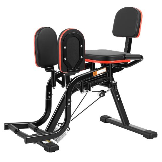 Leg Stretcher Hip Abductor Machine Glute Machine & Exercise Equipment with Resistance Band Adductor for Women Men 360 Degree Adjustable Pads Ultra