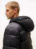 Tommy Hilfiger Tonal Logo Hooded Down Jacket (DM0DM22044) Black