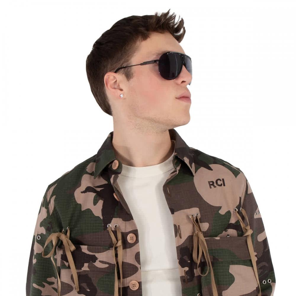 Carrera Grey Shield Unisex Sunglasses Superchampion 0v81 2k 99 Multi