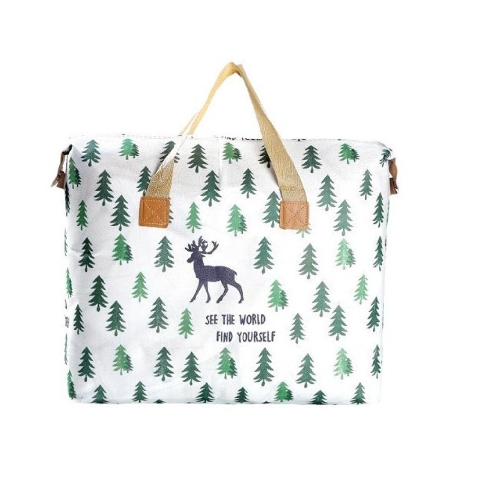 

Non-woven Storage Bag with Zipper & Reinforced Handles for Clothes & Moving 45*52*17cm, as pictured