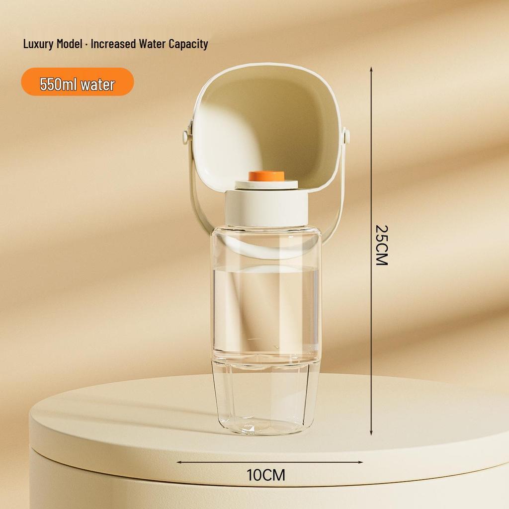 Portable Dog Water and Food Travel Cup and Bowl for Walking
