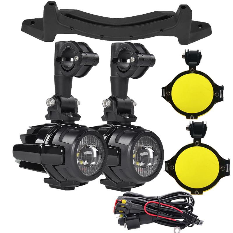 

R1200GS R1250GS Led Driving Lights Auxiliary Light Mounting Front Bracket For BMW R 1200 GS LC ADV R1250 GS adventure 2013-2023 коричневый