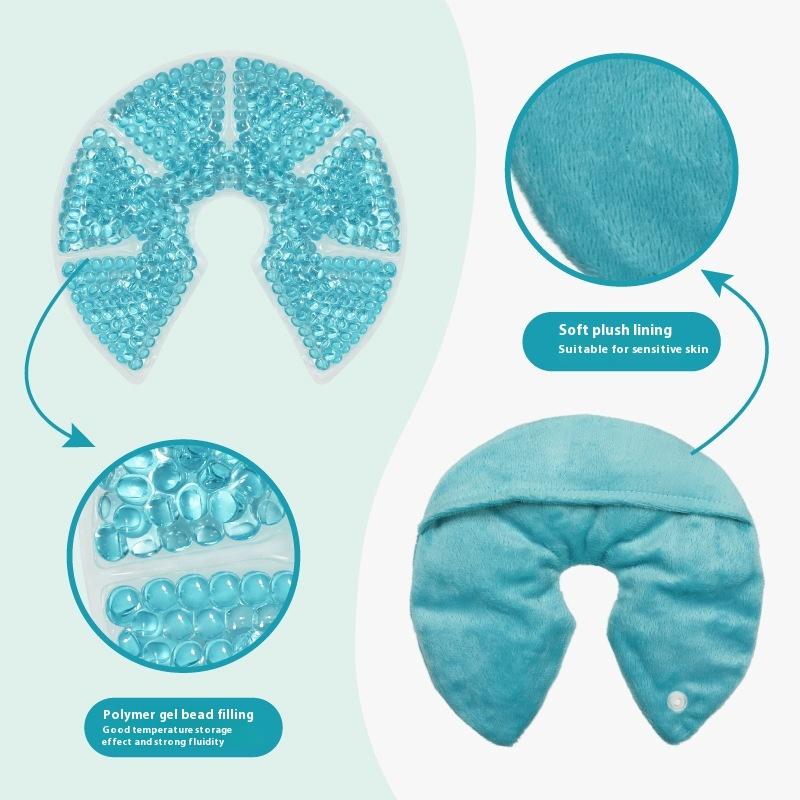 1Pcs Petal Design Breast Therapy Pads Ice Compress Reusable Breastfeeding Gel Pads Ice Pack Pain Relief Patch