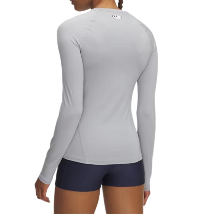 Under Armour HeatGear Fashionable Casual Long Sleeve Raglan T-Shirt Women tops 1365459-012