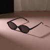Trendy Small Frame Sun Glasses Women Men Oval Sunglasses Female Cool Black Colors Mirror Designer Brand Fashion