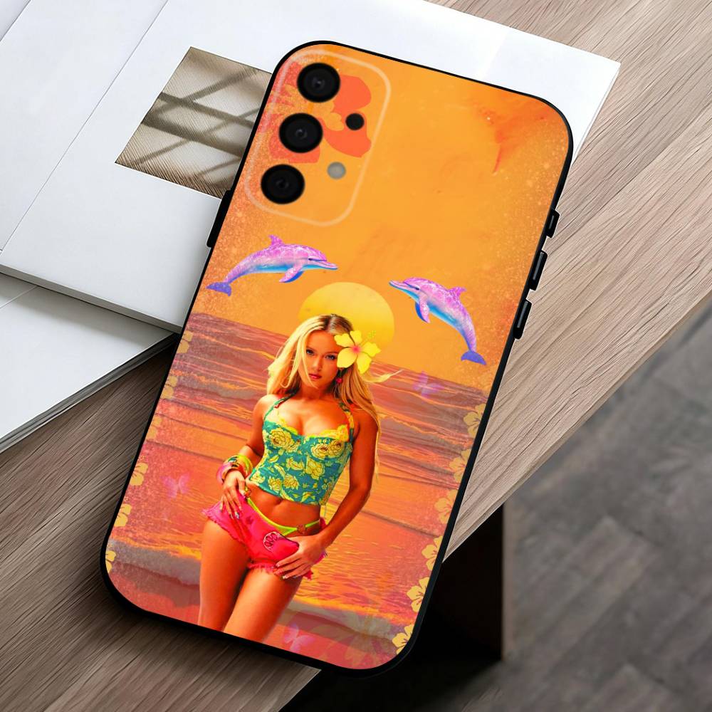 

M-Midnight Sun Z-Zara L-Larsson Чехол для телефона Samsung Galaxy A73,A72,A71,A70,A53,A52,A51,Другие Мягкий Черный Корпус Samsung a70