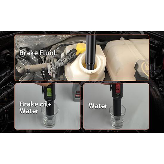 Automotive Brake Fluid Diagnostic Tool DOT 3.0/4.0/5.1 Compatible Brake Oil Detection Pen Support for Automotive Maintenance