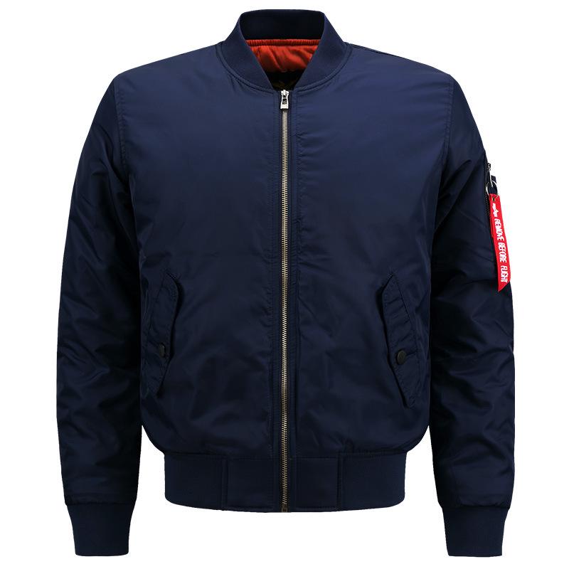Men's Cross-Border Stand-up Collar Cotton MA01 Pilot Baseball Jacket, Plus Size, Autumn/Winter Casual Coat