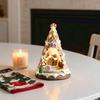Glowing Gingerbread House With Lights - Animated Christmas Decoration For Indoor Festive Display