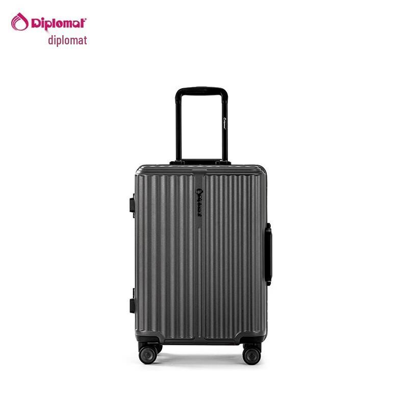 Diplomat Aluminum Frame Carry-on Suitcase