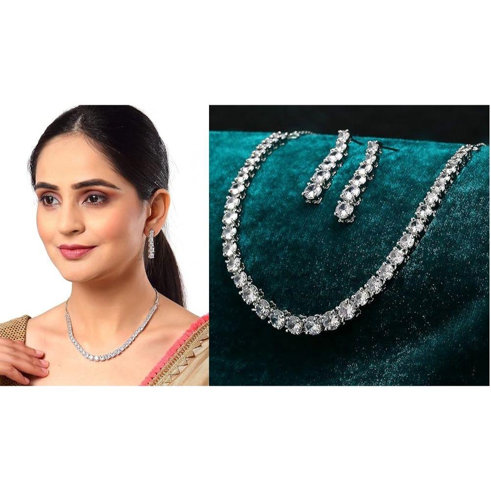 

Комплект украшений в классическом стиле AD/американский бриллиант с шипами из розового золота, комплект ожерелья ручной работы в виде круга для женщин и девочек