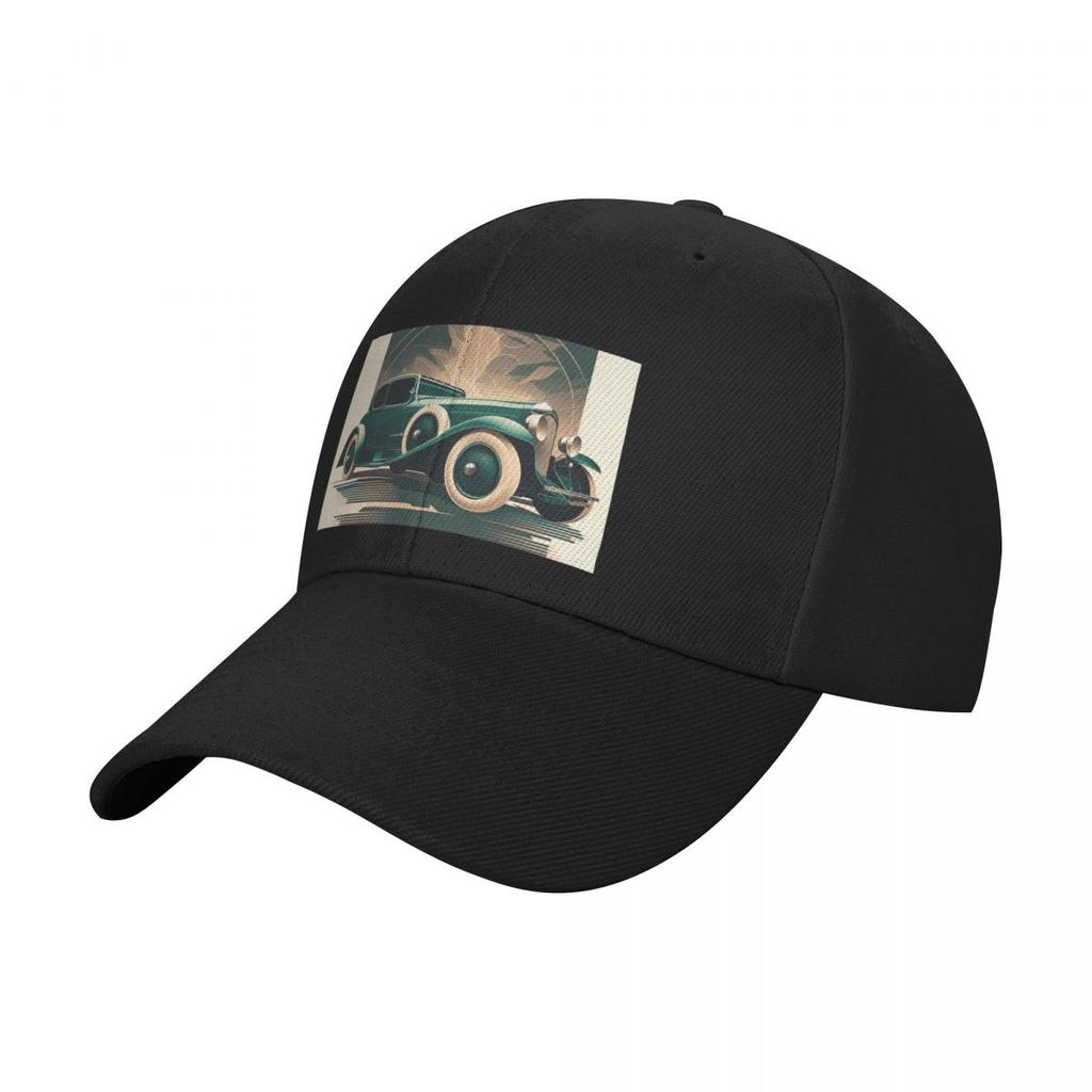 Art Deco Style Cars Baseball Cap Beach Fashion  Hat Men Women Hats Mens