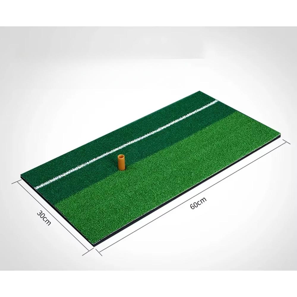 PGM Golf Hitting Mats, Golf Grass Mats, Swing Shots and Chipping Artificial Turf, Golf Training Aids, Hitting Mats + Tees
