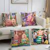 Anime U-Usavich Pillow Case Sofa Short Plush Double-Sided Hd Printing Room Home Office Gift Cushion Cover