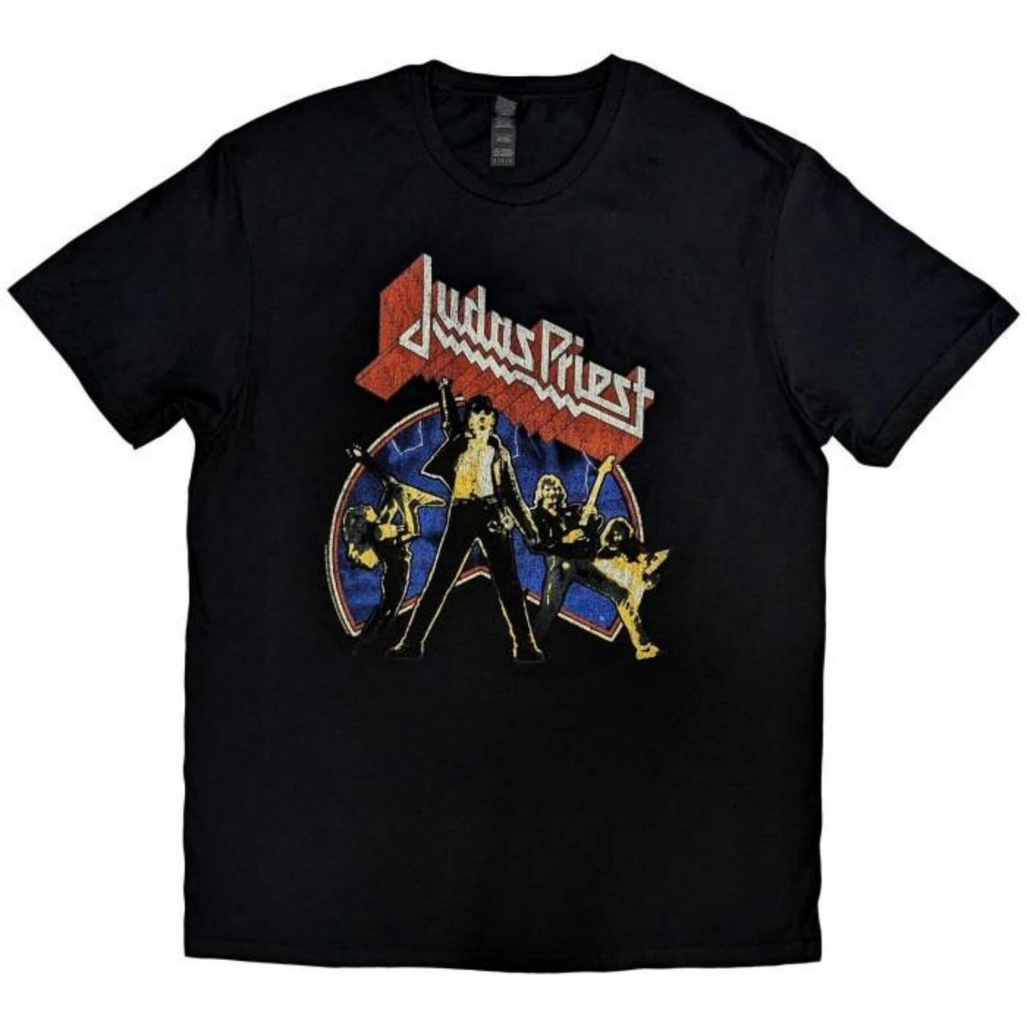 Unisex Взрослая футболка Judas Priest Unleashed Version 2 S чёрный