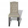 Dining Room Chairs 2 Pcs. Camel Brown Fabric