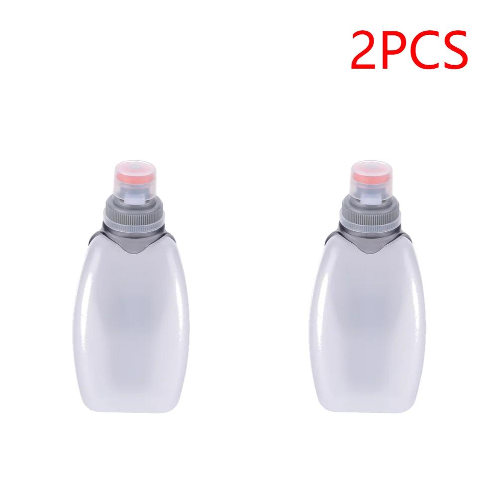 250ml Sports Water Bottle with Clip & Dustproof Lid Hydration Waist Bottle Running Belt Bottle for Camping Cycling Marathon
