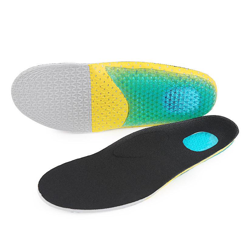 Gel Shock-Absorbing Silicone Sports Insole for Pressure Relief in Running and Basketball Shoes
