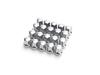 ERST Lug M12 x Chrome Set of Flower Shape Nuts, 1.5, Plated, 20,