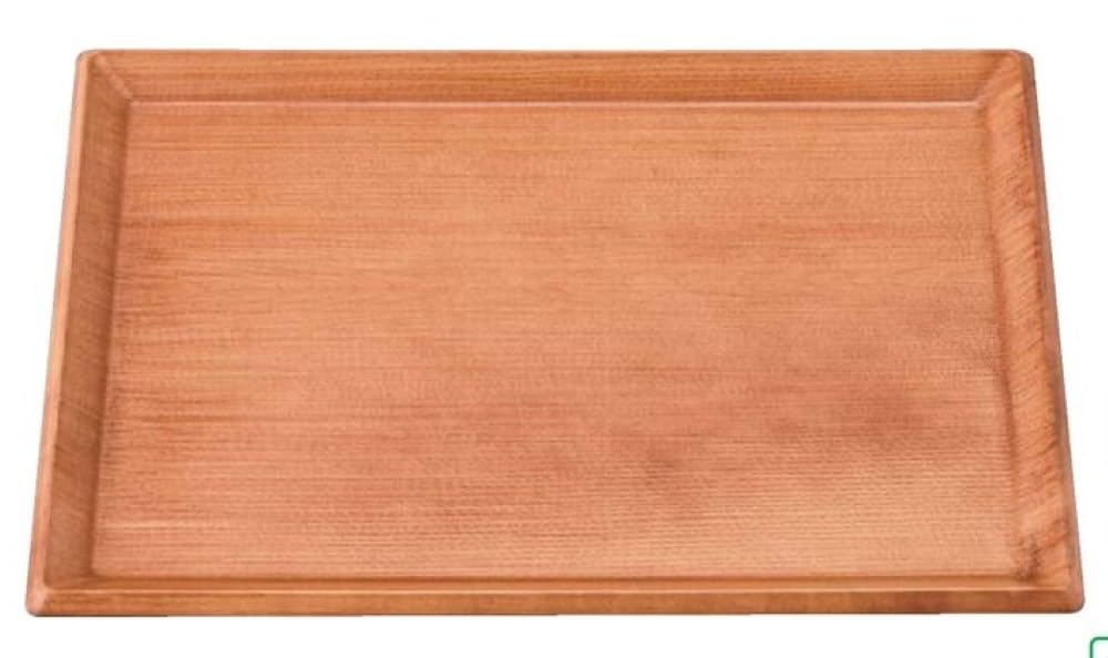 Японская прямая кисть Fukui Craft Rikyu SL 11017890 A) 15-дюйменный поднос, Зерно,