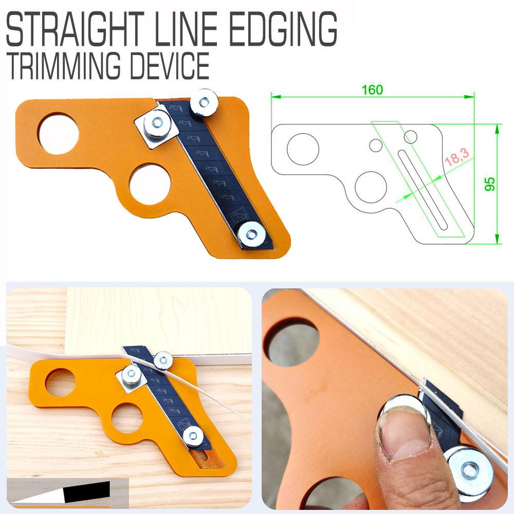 Manual Edge Banding Trimmer Veneer Edge Cutter Tool Woodworking Chamfer Plane Wood Chamfering Fillet Scraper Board Deburring