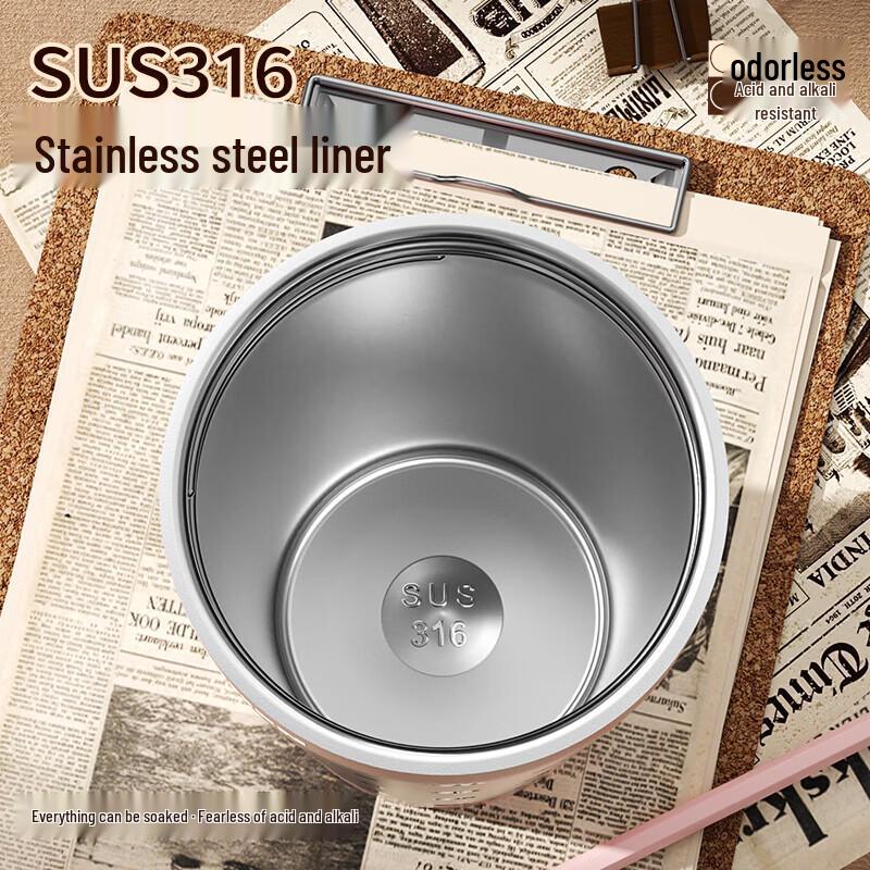 TOMIC 500ml Stainless Steel Dual-Drink Insulated Mug