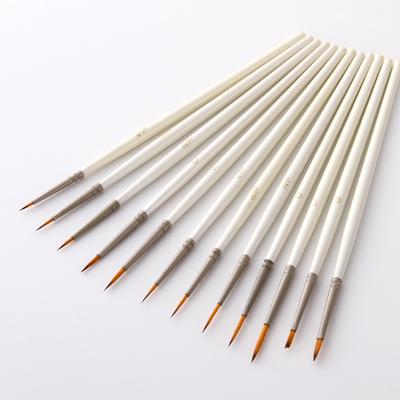 Detail Paint Brush Set Miniature Nylon Hair Paintbrushes for Fine Detailing Acrylic/ Watercolor/