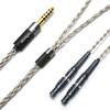 GUCraftsman 6N Monocrystalline Silver Headphone Cable Compatible with 4Pin Focal Utopia Upgrade/Replacement XLR/4.4mm/2.5mm (4.4mm Plug)