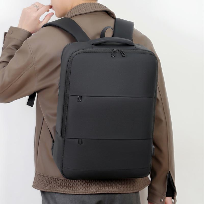 Multifunctional USB rechargeable laptop bag Men's business commuter backpack, large-capacity business travel backpack