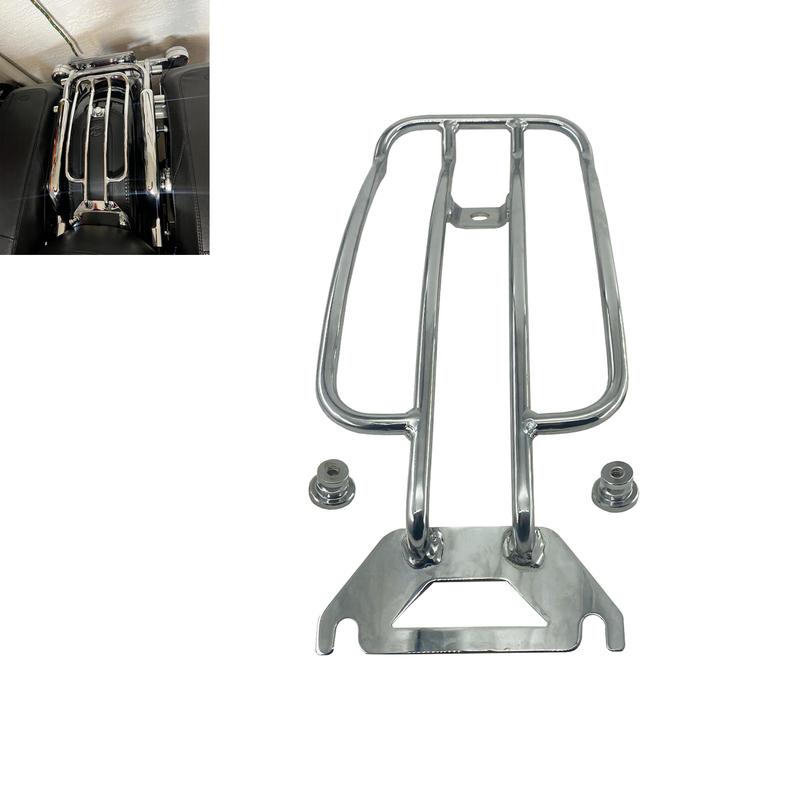 Steel Chrome Solo Seat Luggage Fender Rack Mount For Harley Touring Road King FLHR Electra Glide 1997-2023