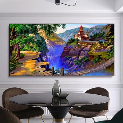 Pittura Diamante Paesaggio Pittura Diamante 5D Nuovi Arrivi Kit Ricamo Pittura Diamante Trapano Completo
