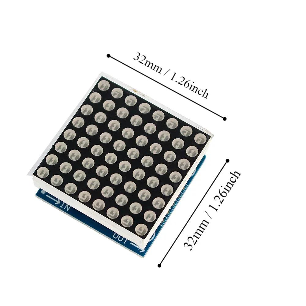 MAX7219 Dot Matrix Module 4 in 1 LED Display Module Microcontroller Module For Arduino