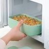 Microwavable 2 Layer Picnic Lunch Box Separated Food Storage Box Portable Food Container  Adult